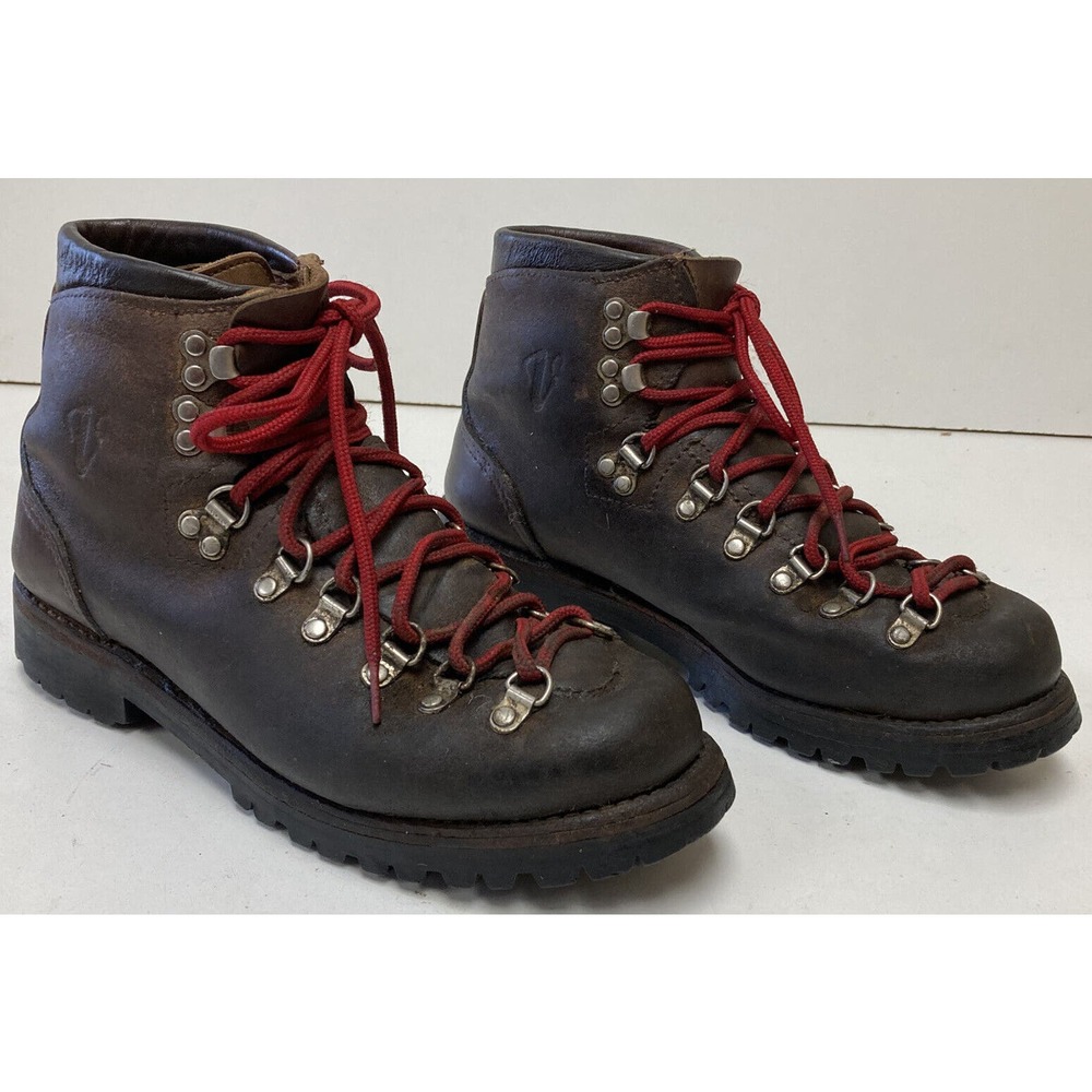 Vtg Vasque Sundowner Skywalk Hiking Boots Sz 7 Brown Outdoor Waterproof